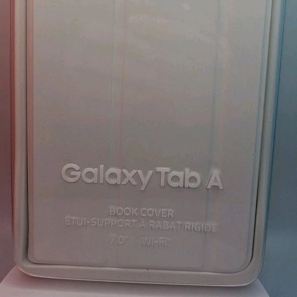 Genuine Samsung Galaxy Tab A 7.0" WiFi Book Cover Case White EF-BT280PWEGCA OEM
